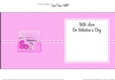 A Touch of Elegance Valentines Day Flowers, Lace & Pearls - square landscape insert