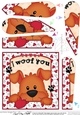 Fan Pyramage Topper - Love, Romance, Valentine- Little Rusty Dog