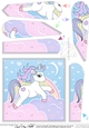 Cute Little Unicorn Fan Pyramage Topper