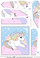 Cute Little Unicorn Fan Pyramage Topper