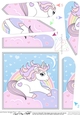 Cute Little Unicorn Fan Pyramage Topper