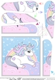 Cute Little Unicorn Fan Pyramage Topper