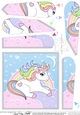 Cute Little Unicorn Fan Pyramage Topper