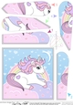 Cute Little Unicorn Fan Pyramage Topper