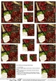 Husband Anniversary Champers, Chocs & Roses Pyramage sheet