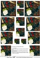 Husband Anniversary Champers, Chocs & Roses Pyramage sheet