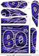 Fun Zebra Striped 60th Birthday Fan Pyramage Topper