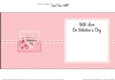 A Touch of Elegance Valentines Day Flowers, Lace & Pearls - square landscape insert