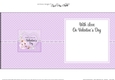 A Touch of Elegance Valentines Day Flowers, Lace & Pearls - square landscape insert