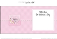 A Touch of Elegance Valentines Day Flowers, Lace & Pearls - square landscape insert