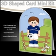 3D Shaped Card Kit - Little Footballer Plays for Peterborough