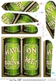 Have a Drink on Me! Cans of Beer Fan Pyramage Topper