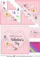 A Touch of Elegance Valentines Day Flowers, Lace & Pearls - Scalloped Corner Stacker