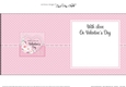A Touch of Elegance Valentines Day Flowers, Lace & Pearls - square landscape insert