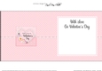 A Touch of Elegance Valentines Day Flowers, Lace & Pearls - square landscape insert