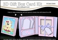 3D Cute Little Pony Gift Box Card Kit 3d Decoupage