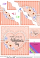 A Touch of Elegance Valentines Day Flowers, Lace & Pearls - Wavey Corner Stacker