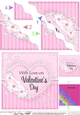 A Touch of Elegance Valentines Day Flowers, Lace & Pearls - Wavey Corner Stacker