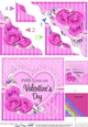 A Touch of Elegance Valentines Day Flowers, Lace & Pearls - Wavey Corner Stacker