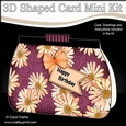 3D Shaped Card Kit - Pretty Floral Clutch Bag