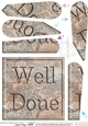 Well Done Set in Stone Fan Pyramage Topper