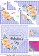 A Touch of Elegance Valentines Day Flowers, Lace & Pearls - Wavey Corner Stacker