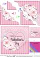 A Touch of Elegance Valentines Day Flowers, Lace & Pearls - Wavey Corner Stacker