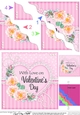 A Touch of Elegance Valentines Day Flowers, Lace & Pearls - Wavey Corner Stacker
