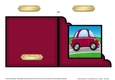 Funky Car  - Cut and Fold Corner Card  
