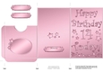 Elegant Metallic 14th Birthday Lottery Wallet Card