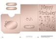 Elegant Metallic 14th Birthday Lottery Wallet Card