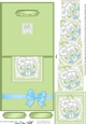 Fluttery Butterfly & Flowers - No-Hole Easy Over the Edge Card & Spiral Pyramid Topper