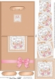 Fluttery Butterfly & Flowers - No-Hole Easy Over the Edge Card & Spiral Pyramid Topper