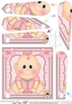 Cute New Baby Girl Fan Pyramage Topper
