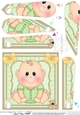 Cute New Baby Fan Pyramage Topper
