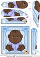 Cute Ethnic New Baby Boy Fan Pyramage Topper