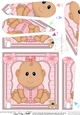 Cute Ethnic New Baby Girl Fan Pyramage Topper