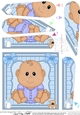 Cute Ethnic New Baby Boy Fan Pyramage Topper