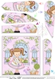 Rose Cottage Girlz Fan Pyramage Topper