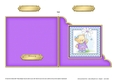 Hunney Bear Rosie has a Flower - Cut and Fold Corner Card  