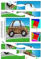 Funky Car with Graffiti - Wavy Spiral Side Stacker