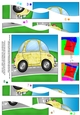 Funky Car with Graffiti - Wavy Spiral Side Stacker