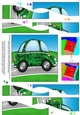 Funky Car with Graffiti - Wavy Spiral Side Stacker