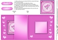 Adorable Hearts - Love Hearts - No-Hole Fold Back Card