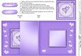 Adorable Hearts - Love Hearts - No-Hole Fold Back Card
