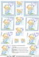Hunney Bear Robert has a Balloon -  Twisted Pyramage sheet