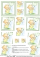 Hunney Bear Robert has a Balloon -  Twisted Pyramage sheet
