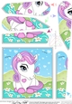 Cute Little Pony Fan Pyramage Topper