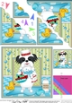 Scalloped Corner Stacker - Bathtub Buddies - Little Shih Tzu Dog
