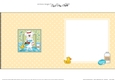 Square Landscape Insert - Bathtub Buddies - Little Bichon Frise Dog